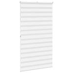 ZNTS Zebra Blind White 120x200 cm Fabric Width 115.9 cm Polyester 4014785