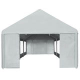 Tent Fabric without Frame Grey 8 x 4 m PE 43861