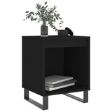 Bedside Cabinets 2 pcs Black 40x35x50 cm Engineered Wood 830735
