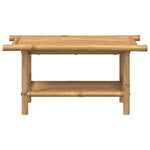 ZNTS Coffee Table 70x40x35 cm Bamboo 366472