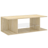 TV Cabinet with LED Lights Sonoma Oak 90x39x30 cm 804241
