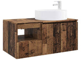 Bathroom Furniture Set 2 pcs Old Wood Engineered Wood 3404112