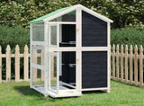 Bird House Grey 97x81x152 cm Solid Wood Pine 172259