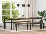 Bench Old Wood 160 x 35 x 45 cm Engineered Wood 892606