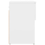 Bed Cabinet 2 pcs White 29 x 31.5 x 49 cm Engineered Wood 8001098