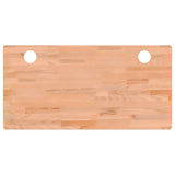 Desk Top 110x55x1.5 cm Solid Wood Beech 356080