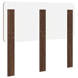 Headboard Brown Oak Engineered wood 887909