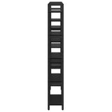 Bookshelf Black Oak 156 x 25 x 167 cm Engineered Wood 868341