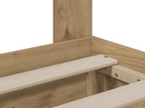 Bed Frame with Storage and Headboard Artisan Oak 120 x 200 cm 3445805