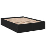 Bed Frame without Mattress Black 135x190 cm Double 3281036