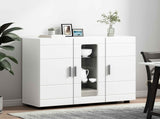 Wooden Cabinet White 88.5 x 30.5 x 73 cm Engineered Wood 880301