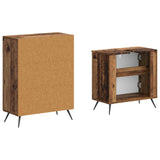 2 Piece Bathroom Cabinet Set BREDA Old Wood Engineered Wood 3417646