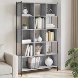 Bookcase Grey Sonoma 102x28x172 cm Engineered Wood 3213660
