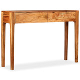 244957 Console Table Solid Wood 118x30x80 cm