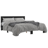 Bed Frame without Mattress Black 150x200 cm King Size 3280142