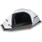 ZNTS Camping Tent Dome 1-Person White Blackout Fabric Waterproof 94562