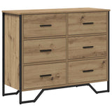 Chest of Drawers 2 pcs Artisan Oak 91 x 35.5 x 74.5 cm 3365604