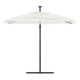 Garden Parasol with Steel Pole White 246x246x230 cm 4005077