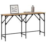 Console Table Artisan oak 140 x 29 x 75 cm Engineered Wood 883529