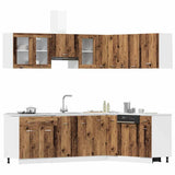 11 Piece Kitchen Cabinet Set Lyon" Old Wood Engineered Wood 3328577