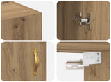 Wall-Mounted Cabinet 2 pcs Artisan Oak 69.5 x 34 x 90 cm 3394519