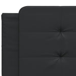 ZNTS Bed Frame without Mattress Black 160x200 cm Faux Leather 3208191