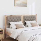 Headboard Other Brown and taupe 140 cm Solid pine wood 879012