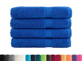 Premium Bath Towels "SOLUND" 4 pcs Blue 100x150 cm 600 gsm 137192