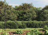Wire Mesh Fence with Flange Anthracite 2.2x10 m 154295
