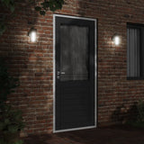 Outdoor Wall Lights 2pcs Black Stainless Steel 4006259