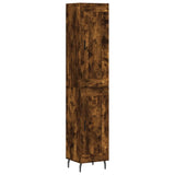 Highboard Smoked Oak 34.5x34x180 cm Engineered Wood 3200470
