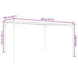 Gazebo Anthracite 4x4 m 180 g/m Fabric and Steel 362465