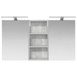 Bathroom Cabinet Set 3 pcs 110 x 10.5 x 60.5 cm Engineered wood 3403723