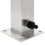 Water Column Silver Stainless Steel 304 Garden Water Column 45453