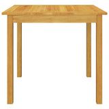 Dining Set Brown Solid Acacia Wood Medium Stackable Dining Set 3067689