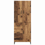 Highboard Old Wood 69.5 x 34 x 180 cm Engineered Wood 3415628