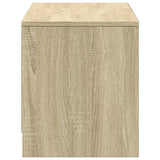 TV Cabinet with LED Sonoma Oak 97x34x40 cm Engineered Wood 852238