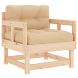 Garden Chairs with Cushions 2 pcs Solid Wood Pine 825443