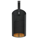 Outdoor Shower Black 100x100x241.5 cm Poly Rattan and Acacia Wood 368212