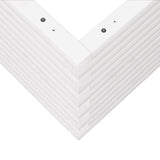 Garden Planter White 50x50x46 cm Solid Wood Pine 3282405