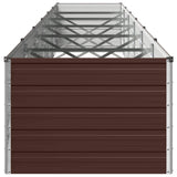 Raised Garden Bed Brown 600 x 80 x 55 cm cold-rolled steel 8006454