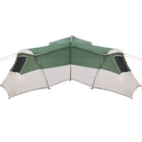 Family Tent with Roof Green 833 x 585 x 216 cm Taffeta 42001151