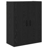 Highboard Black Oak 69.5 x 34 x 180 cm Engineered Wood 3416157