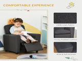 2 in 1 design Kids Sofa Armchair with Footrest for Children Playroom Bedroom Living Room, 55 x 50 x T3398P347643