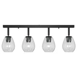 Ceiling Spotlight Black 70 x 13 x 26 cm Glass and metal 42001221