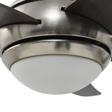 Ornate Ceiling Fan with Light 128 cm Brown 50539