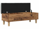 Storage Bench with Cushion Old Wood 102 x 42 x 46 cm 8017749