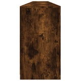 Sideboard with LED Lights Smoked Oak 283x37x67 cm 3209020