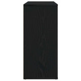 Sideboard Black Oak 91x29.5x65 cm Engineered Wood 862477