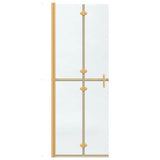 Walk-In Shower Wall Folding Gold 70 x 6.5 x 190 cm 42017969